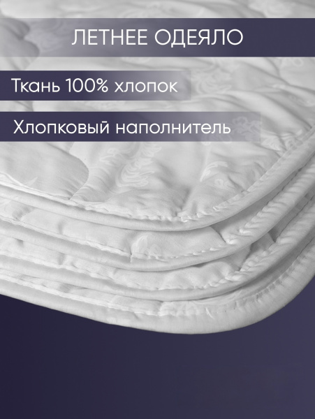 Одеяло хлопок (100) стег тк хлопковая (80/20)