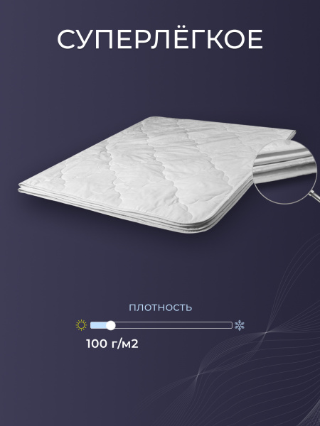 Одеяло хлопок (100) стег тк хлопковая (80/20)